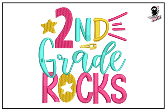 2nd Grade Rocks: An Embroidery Designer’s Gift Review