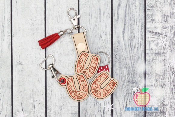 Letter U ITH Keyfob Design: A Practical Craft Fair Review