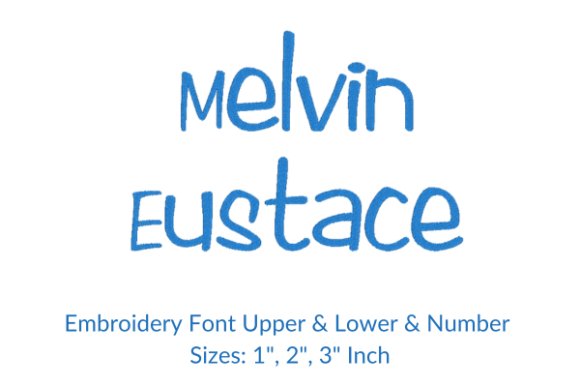 Melvin Eustace Font Review for Small Business Embroidery